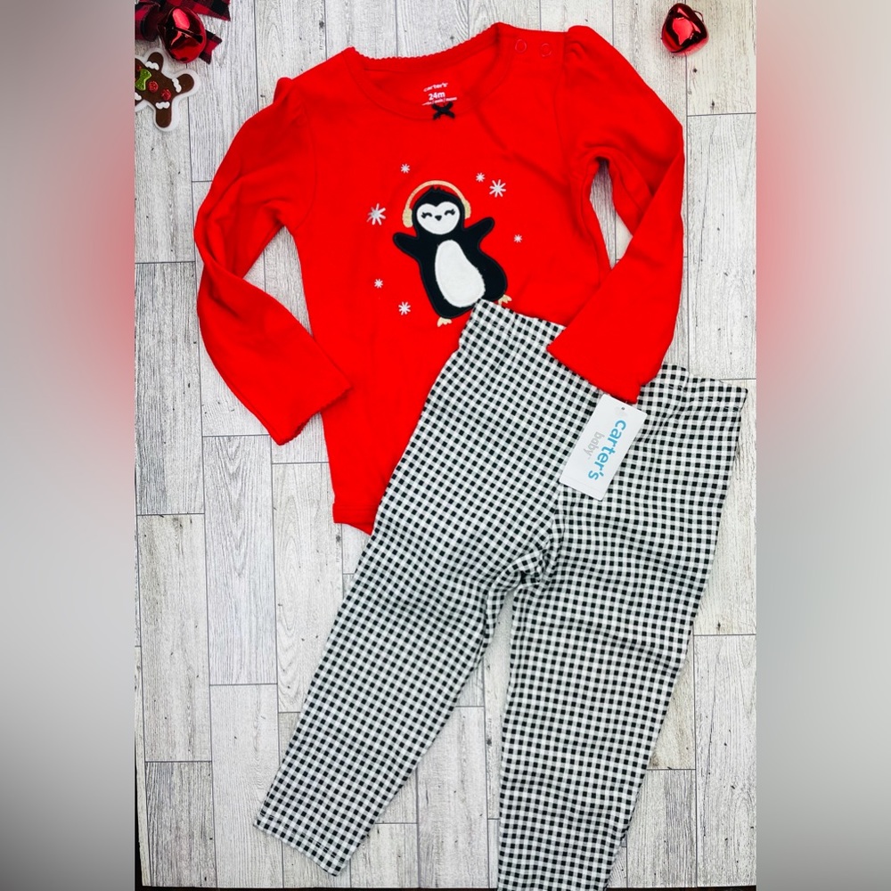 Carter’s 2 piece penguin bodysuit and pants